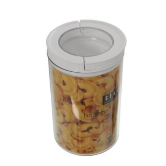 Bote Cocina Redondo Hermético1000ml-material:as,abs&silicon Ø10,5x17cm