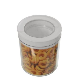 Bote Cocina Redondo Hermético660ml-material:as,abs&silicona Ø10,5x11,5cm