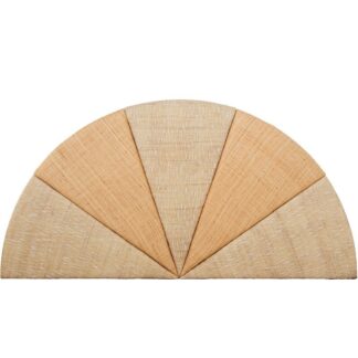 Cabecero Cama Ratan Acolchado Trasera Madera 160x4x81cm