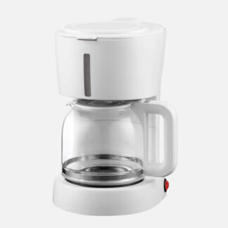 Cafetera De Goteo Bruma 15tazas Blanco 650w Filtro Permanente Jarra Cristal 1,5l Antigoteo 30x18x24cm
