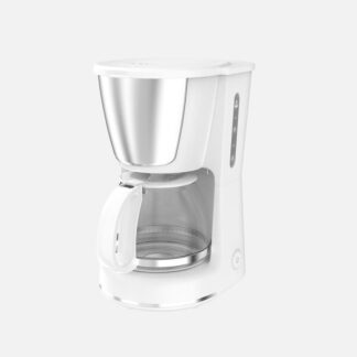 Cafetera De Goteo Wanda 6tazas Blanco 550w Filtro Permanente Jarra Cristal 0,75l Placa Calorif.26,5x10,5x20,5cm