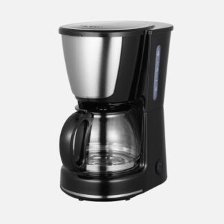 Cafetera De Goteo Wanda 6tazas Negro 550w Filtro Permanente Jarra Cristal 0,75l Placa Calorif. 26,5x10,5x20,5cm