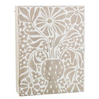 Caja Porta Llaves Madera 20x5,5x26cm
