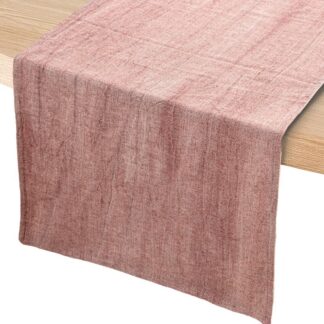 Camino De Mesa 45x160cm 55% Tela 45% Algodón Rosa 45x160cm