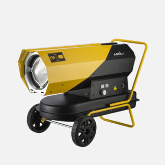 Cañon Calefactor Gasoleo Dixon 30kw Negro/amarillo 19l  Caudal 720m3/h Proteccion Seg.control Temperatura 58x96x41cm.
