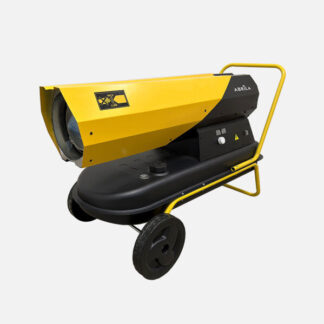 Cañon Calefactor Gasoleo Dixon 50kw Negro/amarillo 45l  Caudal1100m3/h Proteccion Seg.control Temperatura 58x96x4cm