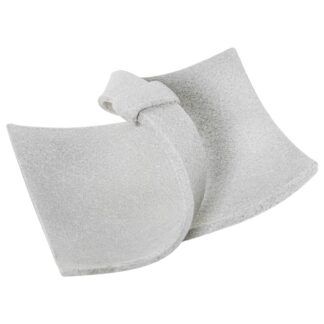Centro C/asa Ceramica Beige Arena 31x29x15cm