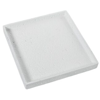 Centro Cerámica Blanco 27x26x3cm
