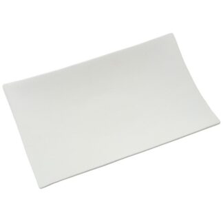 Centro Rectangular Ceramica Crema 40x24x8cm
