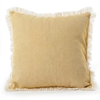 Cojín 45x45cm 55% Poliéster 45% Algodón Beige 45x45cm-400g Relleno