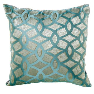 Cojín 45x45cm Azul 100% Poliéster 45x45cm, Con Cremallera