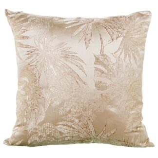 Cojín 45x45cm Crema 100% Poliéster 45x45cm, Con Cremallera