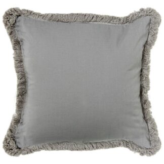 Cojín 45x45cm Gris 35% Poliéster 35% Algodón 30% Lino 45x45cm, Con Cremallera