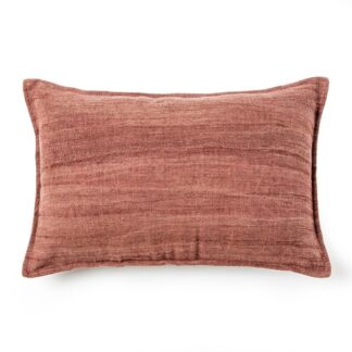 Cojin 50x30cm 55% Tela 45% Algodón Burdeos 50x30cm-300 G Relleno