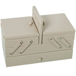 Costurero De Madera Dm Color Topo C/cajon 33x16x17/23cm