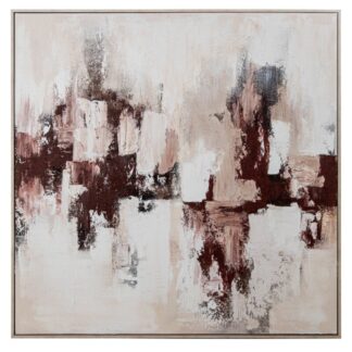 Cuadro Lienzo Impreso Abstracto 100x100cm Marco Ps 100x4x100cm