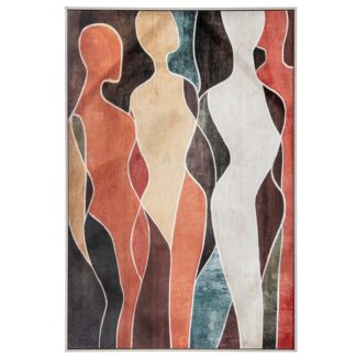 Cuadro Lienzo Impreso Figuras 80x120cm Marco Ps 80x4x120cm