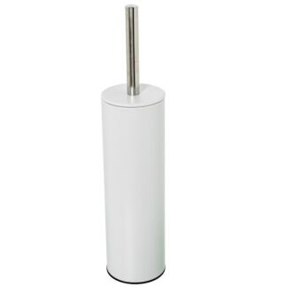 Escobillero Metal Blanco Ø8x37cm