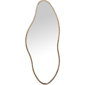Espejo Pared Metal Dorado 44x2,5x109,5cm
