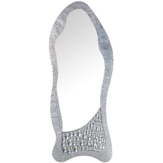 Espejo Pared Metal Plateado 64x2,5x160,5cm