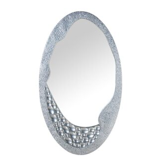 Espejo Pared Metal Plateado 70x3x120,5cm