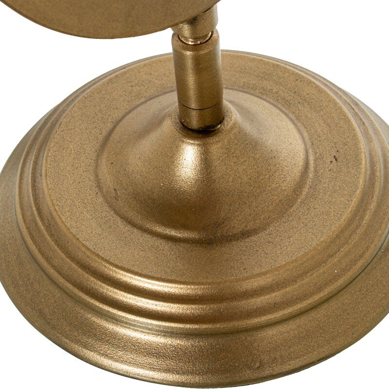 Espejo Sobremesa Metal Dorado 22x16x38cm - Image 3