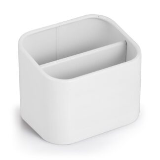 Estropajero Metal Blanco 10x8x8,5cm