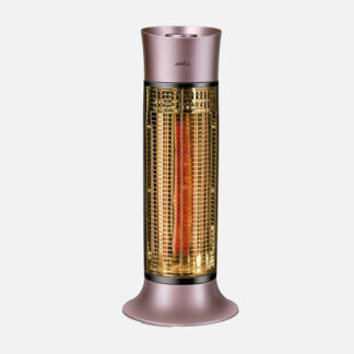 Estufa Elec.de Carbono Yuma 900w Rosa/negro 2pot Oscilante  2elm.,antivuelco.63x26x26cm