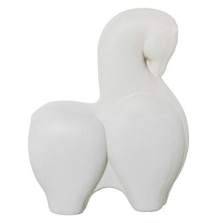 Figura Cerámica Caballo Blanco 18x7x23cm