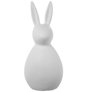 Figura Cerámica Conejo 50cm Blanco 20x20x50cm