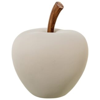 Figura Manzana Ceramica 50cm Beige 40x50cm