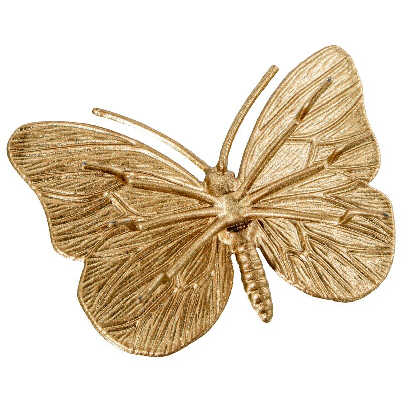 Figura Metal Mariposa Dorada 11x8x3,5cm - Image 3