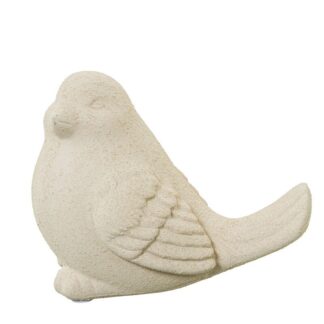 Figura Pajaro Cerámica Crudo 13x9x11cm