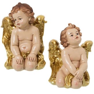 Figura Resina Ángel Arrodillado 10x8x14cm
