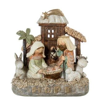 Figura Resina Nacimiento 16x6x17cm