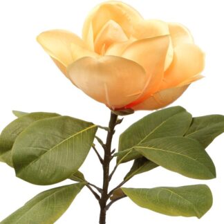 Flor Amarilla Con Tallo Natural 70cm