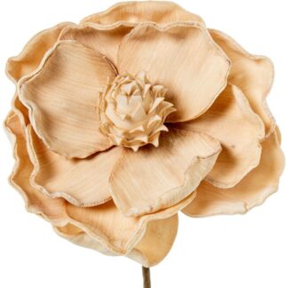 Flor Artificial Beige Espuma Eva Y Papel Ø13x65cm