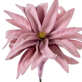Flor Artificial Violeta Espuma Eva, Plástico Y Papel Ø20x65cm