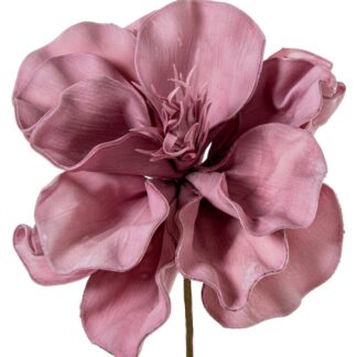 Flor Artificial Violeta Espuma Eva Y Papel Ø23x60cm