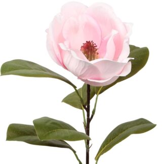 Flor Fucsia Con Tallo Natural 70cm