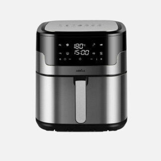 Freidora De Aire Casanova 8l 1800w Acero/negro Doble Resist.display,temporiz.termostato Tactil 32,5x31x32,5cm