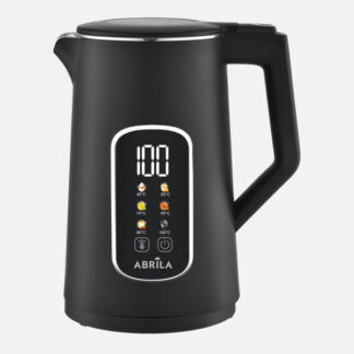 Hervidor De Agua Elec.ajenjo Negro 1,7l 2200w Base Girat. Diasplay 6programas Tacto Frio,apagado Autom.seguridad 26x22x16cm