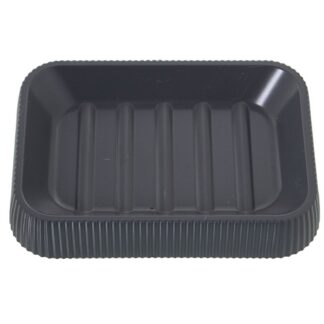 Jabonera Acrilica Gris 13x9x2,5cm