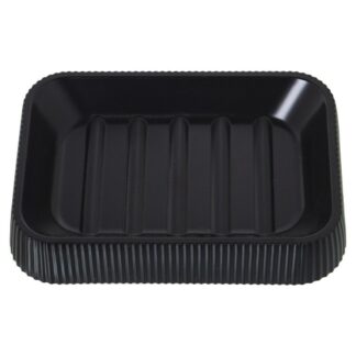 Jabonera Acrilica Negro 13x9x2,5cm