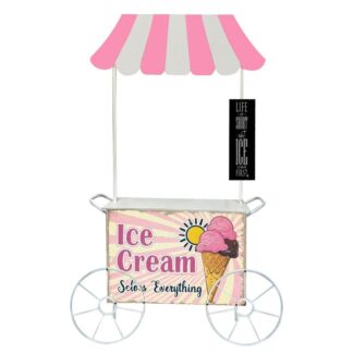 Jardinera Metal Colores Puesto Helados 149x39x213cm