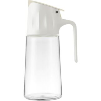 Jarra Aceitera 500ml Cristal/pp Blanco 12x9x22cm