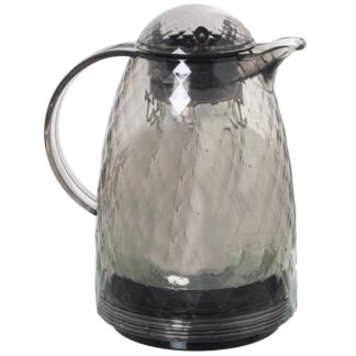 Jarra Termo Gris Traslúcido Polipropileno Vidrio 1l 19x15x24cm, Libre De Bpa