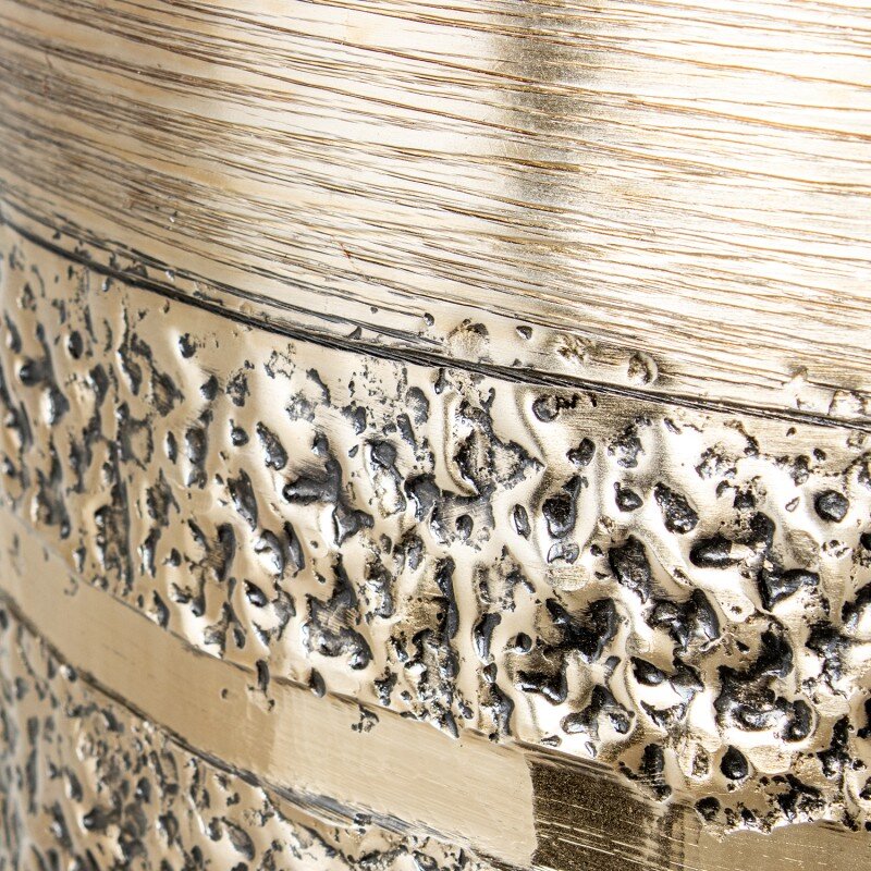 Jarrón Aluminio Dorado Ø40x75cm - Image 3