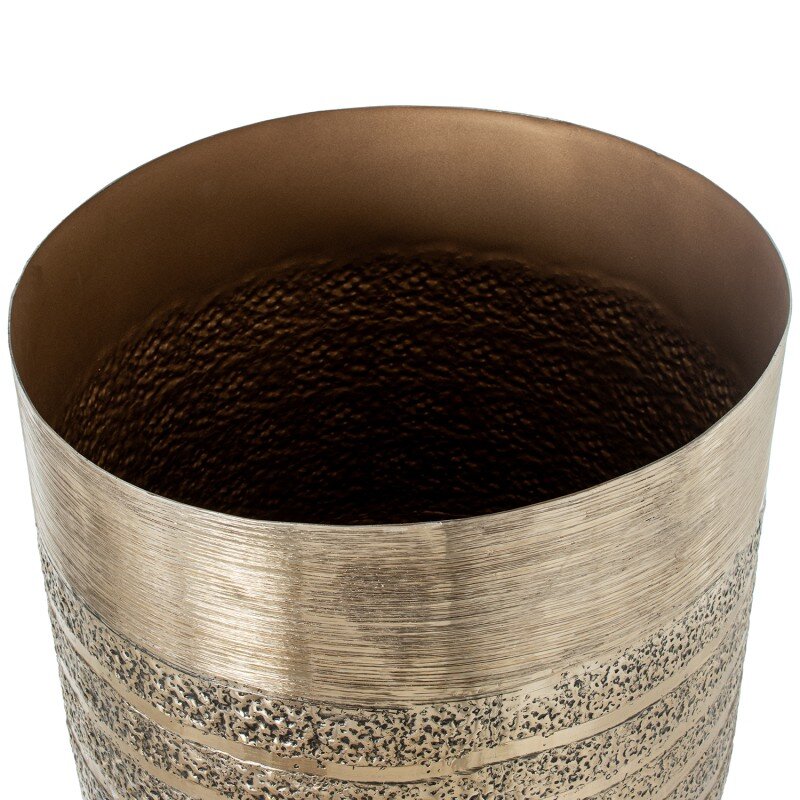 Jarrón Aluminio Dorado Ø40x75cm - Image 5