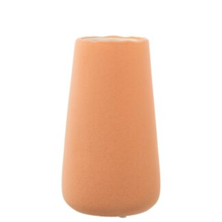 Jarron Ceramica 23cm Marron Teja Ø13x23cm